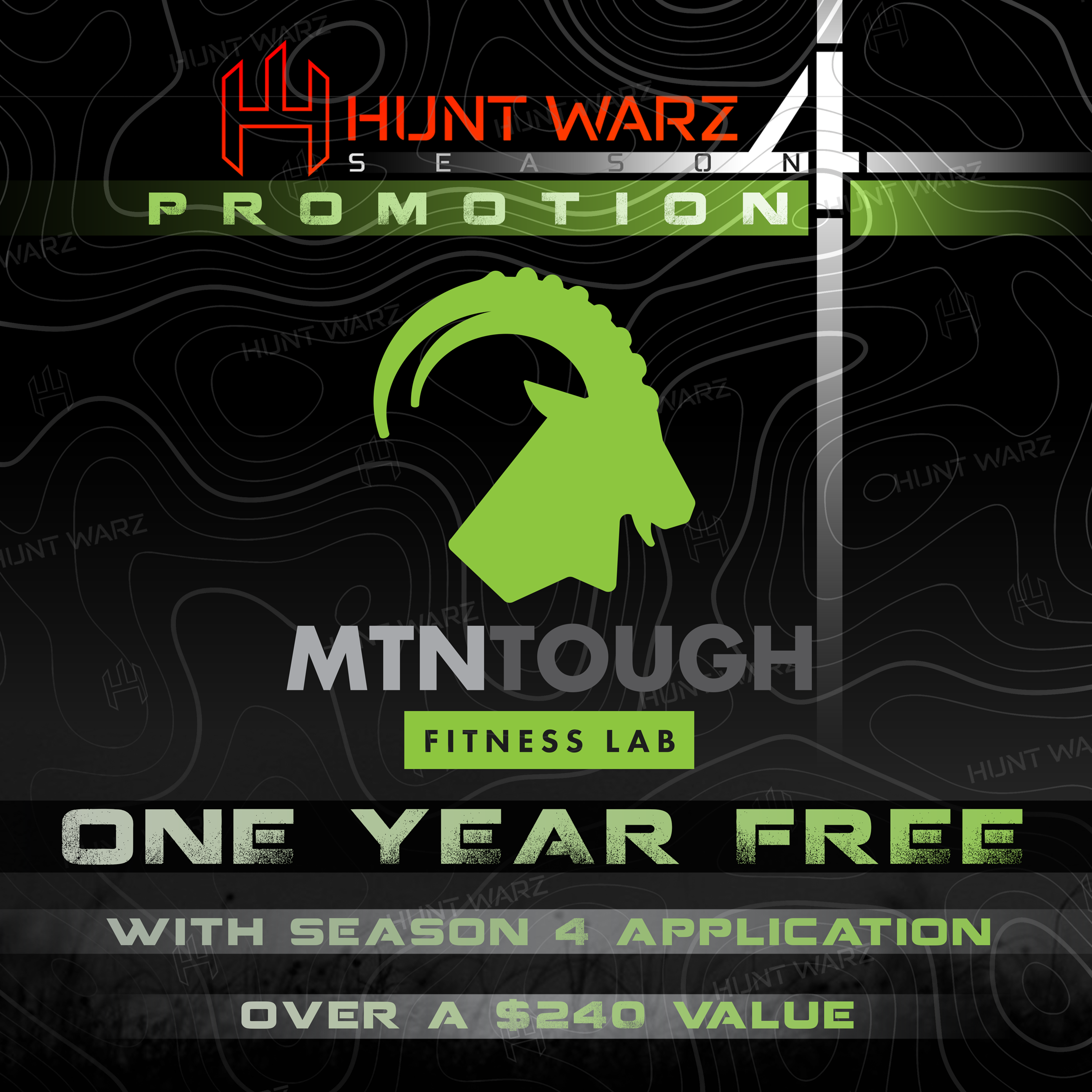 Hunt Warz MTN TOUGH partnership
